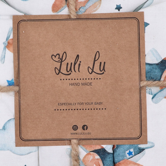 Śpiworek niemowlęcy z poduszką LUL-0037 Samoloty Luli Lu