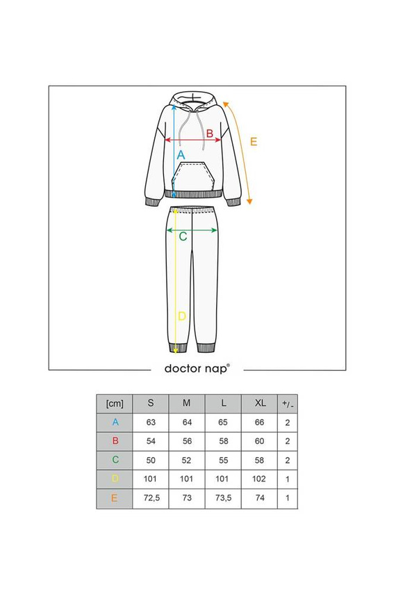 PM.4549 Dres Damski welur Doctor Nap - chocolate