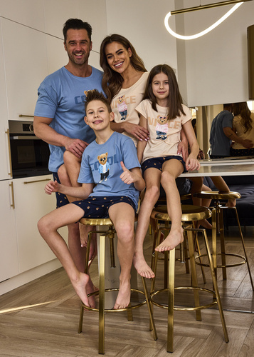 Piżama damska 628/297 Nice Cornette brzoskwiniowy