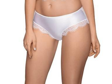 Erii Koronkowy Top Damski Róża biały