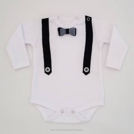 Body z długim rękawem Szelki Bambarillo granatowy 