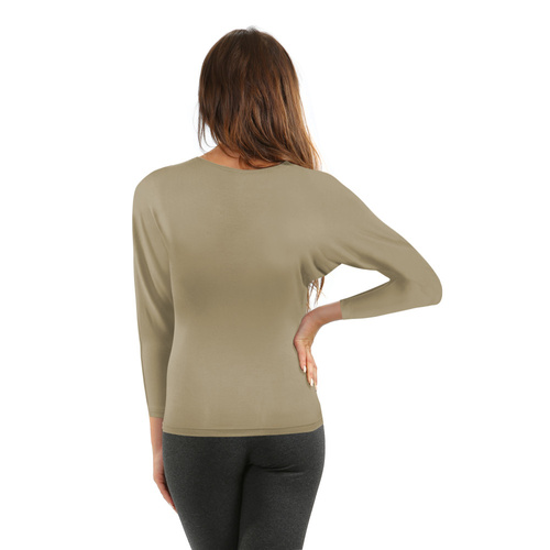 Bluzka damska kimono Andrea Sesto Senzo beżowy 