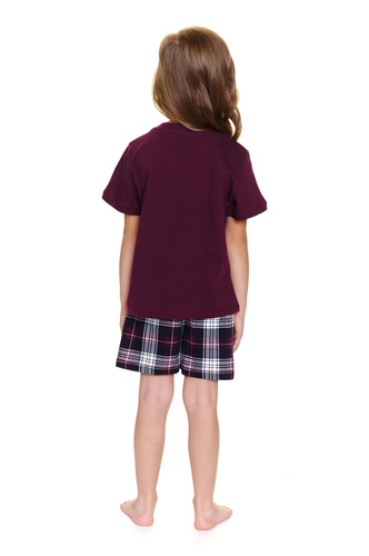 PDU.7202 Piżama dziecięca Unisex Doctor Nap - burgundy