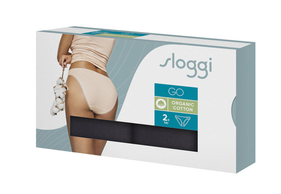 Figi Damskie tai 2pak Sloggi go- black