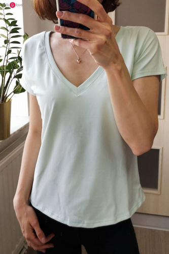 Bluzka ciążowa i do karmienia z krótkim rękawem Two Ways Milk&Love dusty cedar