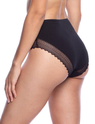 Figi Damskie L 1570 MD Midi Lama- czarny