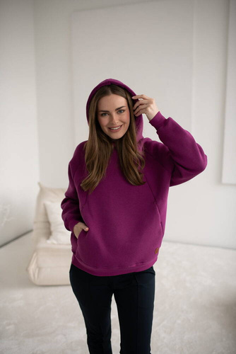 Bluza do karmienia Motherhood Milk&Love oversize fioletowy