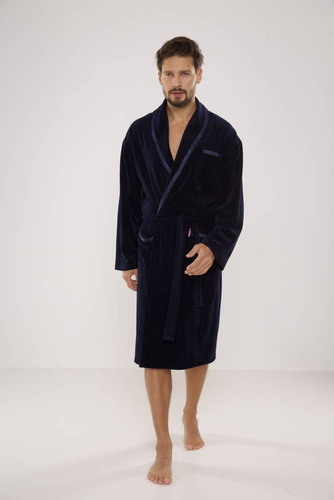 Szlafrok męski 666 Ronaldo forex - granat