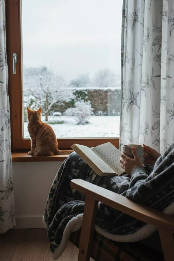 SACO Koc świąteczny 150x200 – ciepły, miękki, w renifery i choinki, w ozdobnym worku