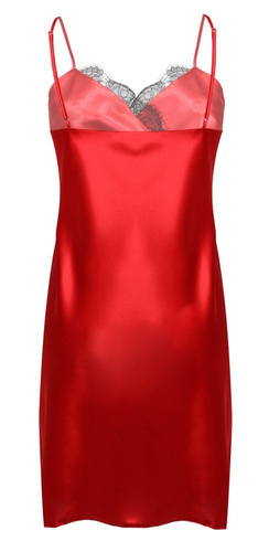 Doris Halka satynowa koszulka damska DKaren - czerwona 