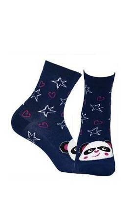 G24.01N Cottoline Skarpety Dziewczęce wzorowane Gatta - 275 navy