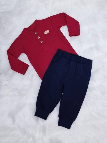 Spodnie dziecięce Piotruś Bambarillo granatowy