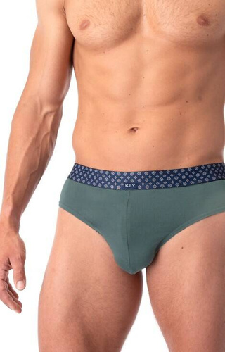 Slipy męskie MPP 231 2-pak Key - granat-oliwka