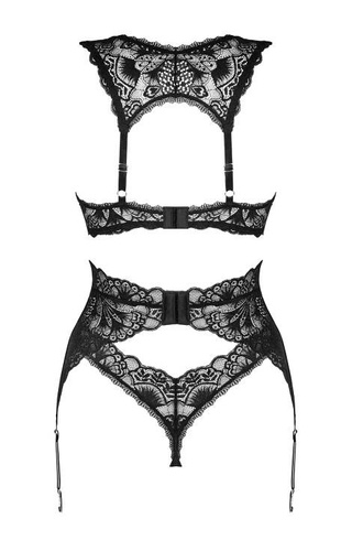 Komplet 3-częściowy Donna Dream Obsessive - czarny