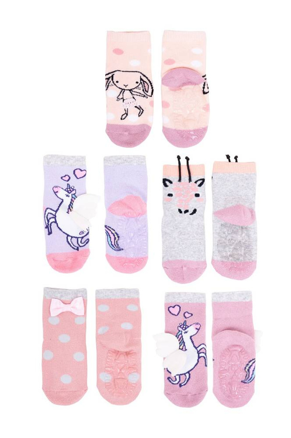 Skarpetki dziewczęce SK-29 GIRL FROTE 3D ABS YO! mix kolor