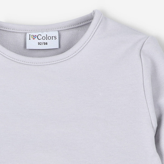 Bluza dresowa I love Colors - szary