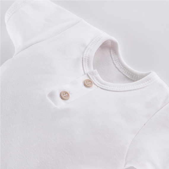 Body polo z krótkim rękawem Pacific Eevi - biały