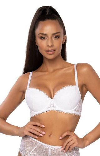 Biustonosz Push-up M-3802/11 Elif Mat - biały