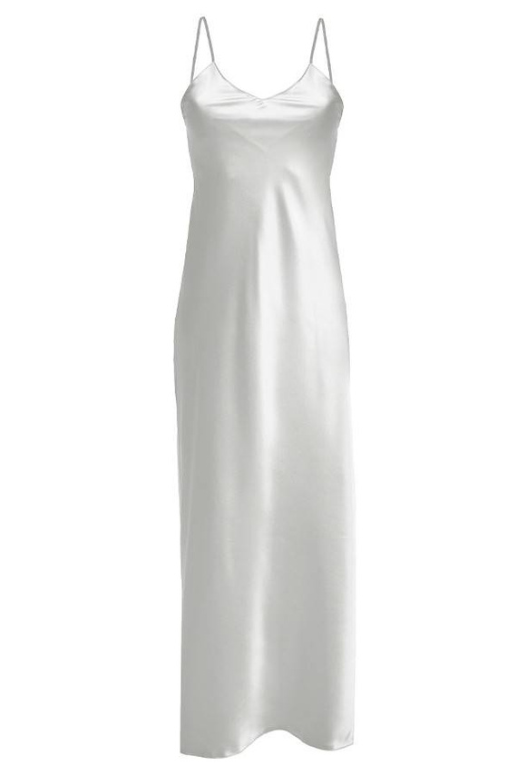 Iga Halka satynowa koszulka damska DKaren - ecri