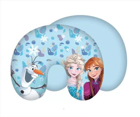 Poduszka turystyczna rogal Frozen Anna i Elza Jerry Fabrics