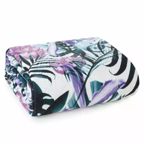 Narzuta dekoracyjna liście Malibu Design91 wrzosowy