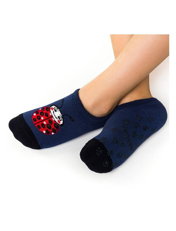 art.134 Stopki Frotte ABS Steven 009 różowy