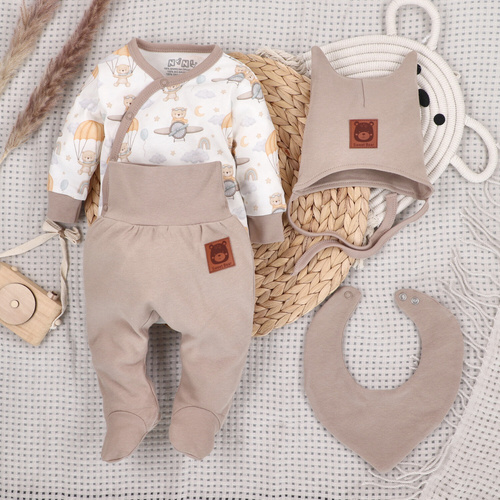 Nini Sky Journey – ekologiczny komplet niemowlęcy z bawełny organicznej