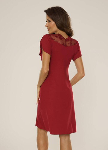 Koszulka nocna 754 Lilian De Lafense - bordowy