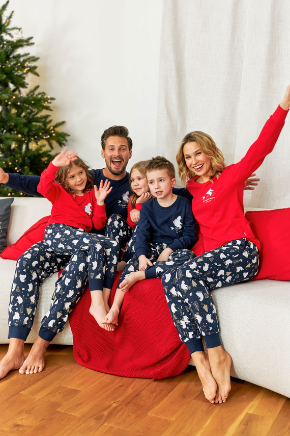 PDG.5264 "Frozen" Piżama dziecięca Unisex Doctor Nap - red