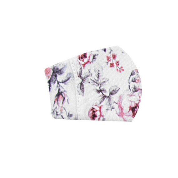 "Rose" Body z długim rękawem Terjan - white rose