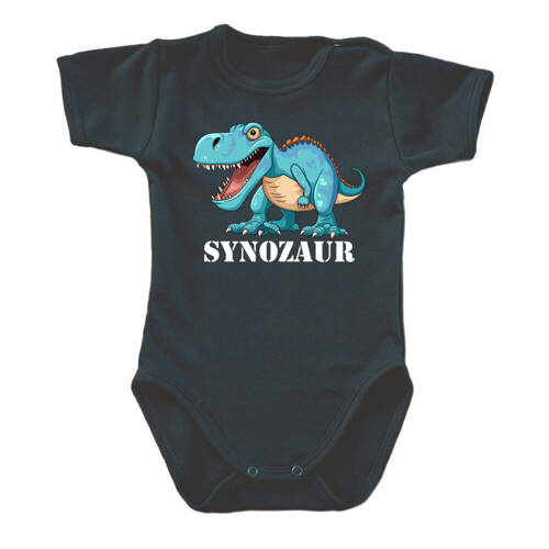 Body krótki rękaw "Synozaur" Moocha czarny