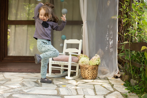 Bluzka z długim rękawem Tres Bien Pinokio - grafit 