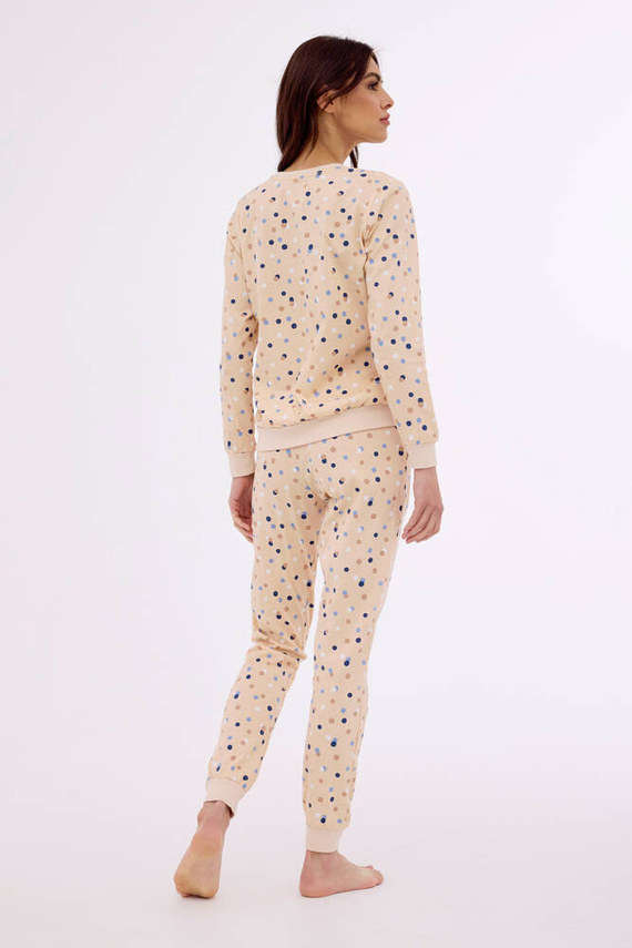 Piżama damska 163/378 Maya Cornette beżowy