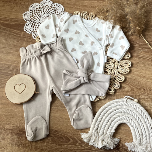 Body kopertowe z długim rękawem BD14226 Serca Mamatti 