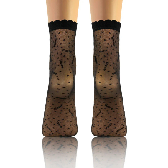 Skarpetki damskie Sesto Senso wzór 09 Milano/Paris