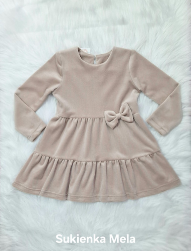 Mela Bambarillo – sukienka welurowa dziewczęca | Styl i komfort dla małej elegantki