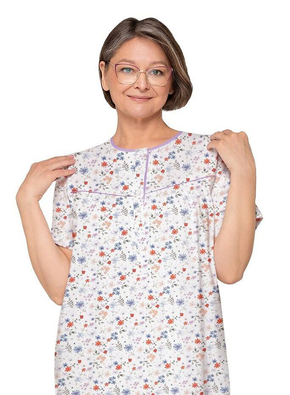 Koszula nocna damska Bogna 203 I Martel niebieski