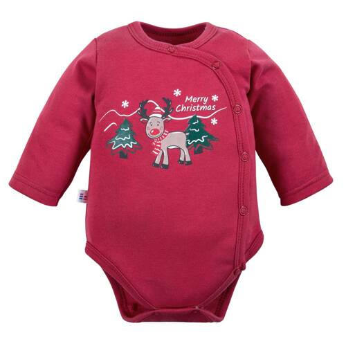 Body niemowlęce Hi Reindeer! Eevi - bordowe