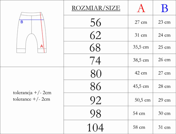 214015 Spodnie niemowlęce Muki Nicol