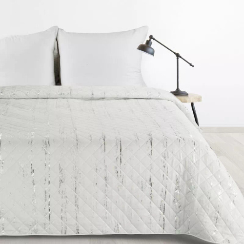 Narzuta dekoracyjna Blink 1 Design91 biały/srebrny