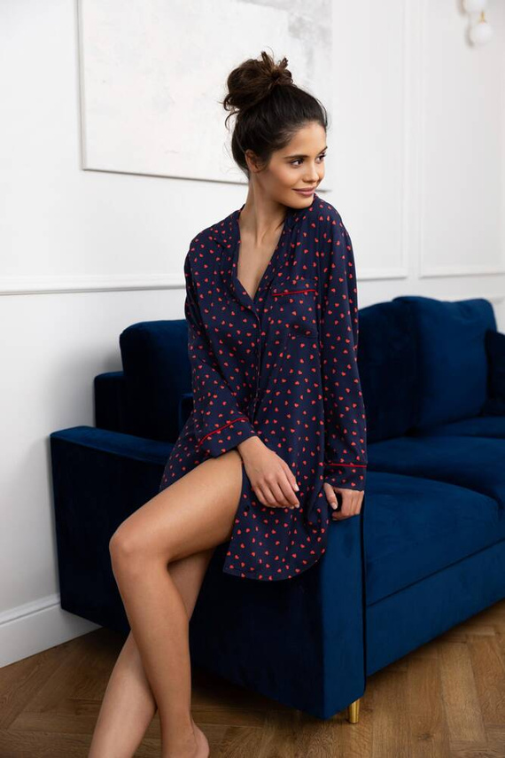 Koszula nocna Sophia Sensis - granatowy