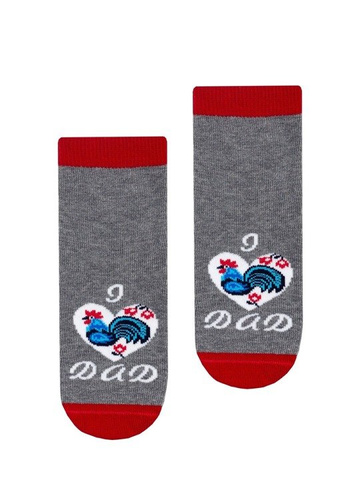 art.138 Skarpety Cotton Candy Folk Steven szary melanż  076