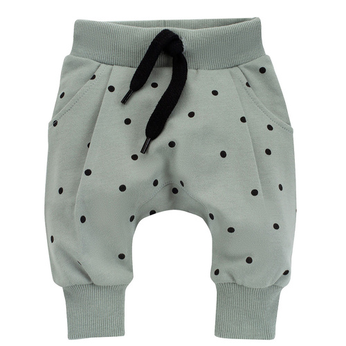 Pumpy dla dziewczynki Tres Bien Pinokio - mięta druk