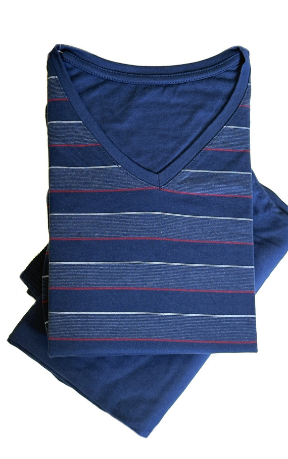 Piżama męska 139/47 Cornette Various | Paski, komfort i styl w eleganckim opakowaniu