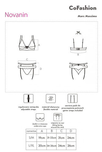 Komplet bielizny Novanin CF 90521 CoFashion Marc Massimo 