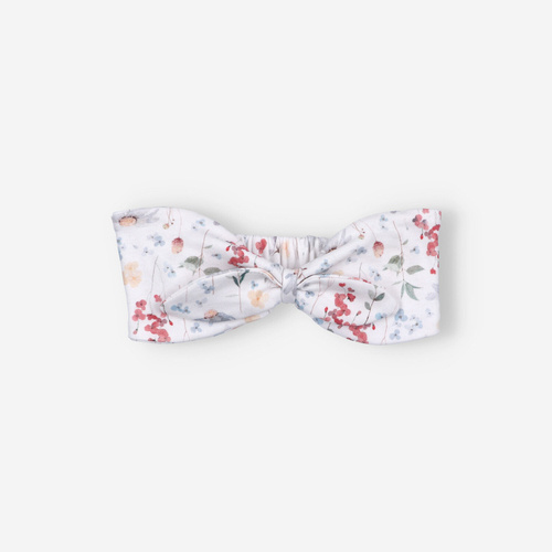 Opaska dla dziewczynki z bawełny organicznej Łąka Nini