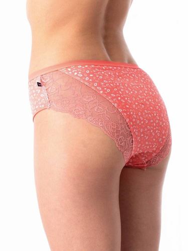 Figi damskie LPC 726 2-pak Key koralowy biały