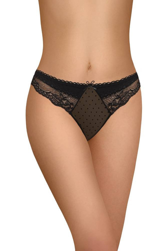 Stringi Damskie 127  Modo -czarny