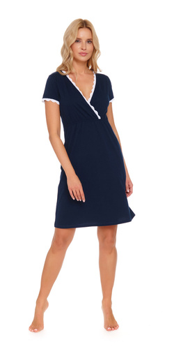 Koszula ciążowa i do karmienia 5146 Doctor Nap - navy blue