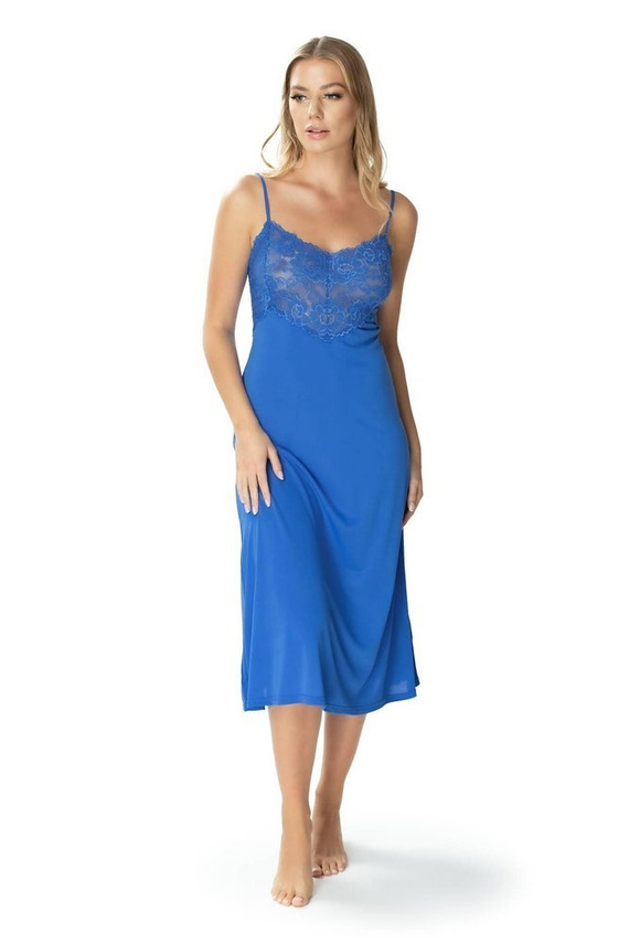Koszula nocna damska 6125 Flamenco Mewa szafirowy